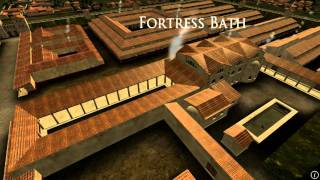 Animation of ancient Roman Fort in Caerleon Wales [upl. by Nigem]