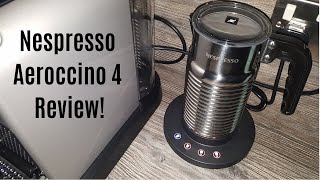 Nespresso Aeroccino 4 Milk Frother Review  Worth upgrading from the Aeroccino 3 [upl. by Shell]