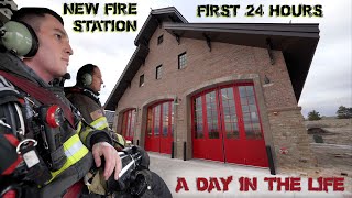 First 24 Hours in a New Fire Station  A Day in the Life [upl. by Nofets58]