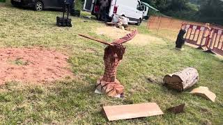 A fabulous range of wooden sculpture at Caerleon festival 2024 [upl. by Marielle]