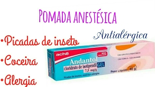 Resenha PomadaAndantol Gel [upl. by Edniya]