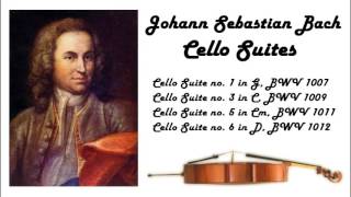 Johann Sebastian Bach  Cello suites in 432 Hz great for reading or studying [upl. by Other]