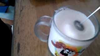 Aerolatte Review Frothing Cold Milk In Under 1 Minute [upl. by Chappelka]